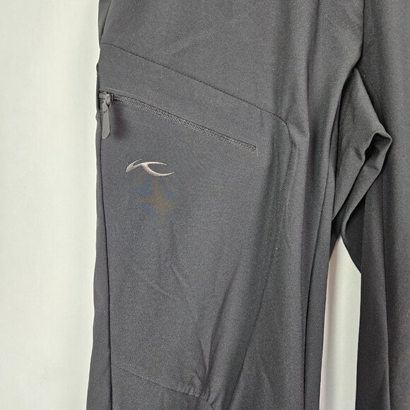 KJUS Systems Black Belted Bootcut Cargo Athletic Pant EU 34/XS - Picture 2 of 10